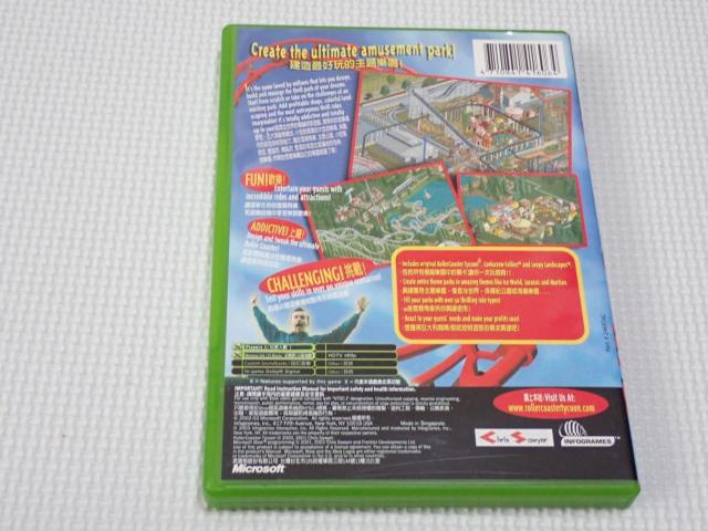 xboxROLLER COASTER TYCOON CO AWA  Q[{/\tg 