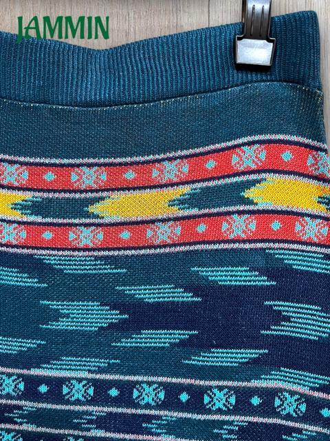 アジアン柄ニットスカート エスニック 個性派 ロングスカート アジアン < 女性ファッション アジアン柄ニットスカート エスニック 個性派 ロングスカート アジアン < 女性ファッションの