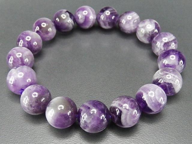 ファントムアメジスト約12mm大玉天然石ブレスレット数珠 < 女性アクセサリー/時計 ファントムアメジスト約12mm大玉天然石ブレスレット数珠 < 女性アクセサリー/時計の