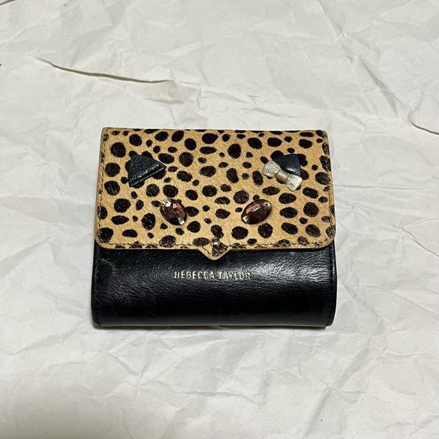A【REBECCA TAYLOR】 レザー / がま口 / 三つ折り財布 < ブランド A【REBECCA TAYLOR】 レザー / がま口 / 三つ折り財布 < ブランドの