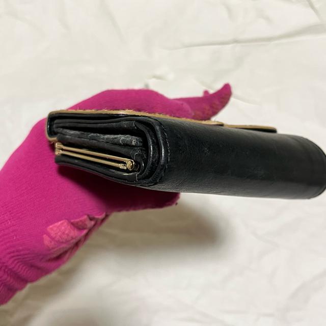 A【REBECCA TAYLOR】 レザー / がま口 / 三つ折り財布 < ブランド A【REBECCA TAYLOR】 レザー / がま口 / 三つ折り財布 < ブランドの