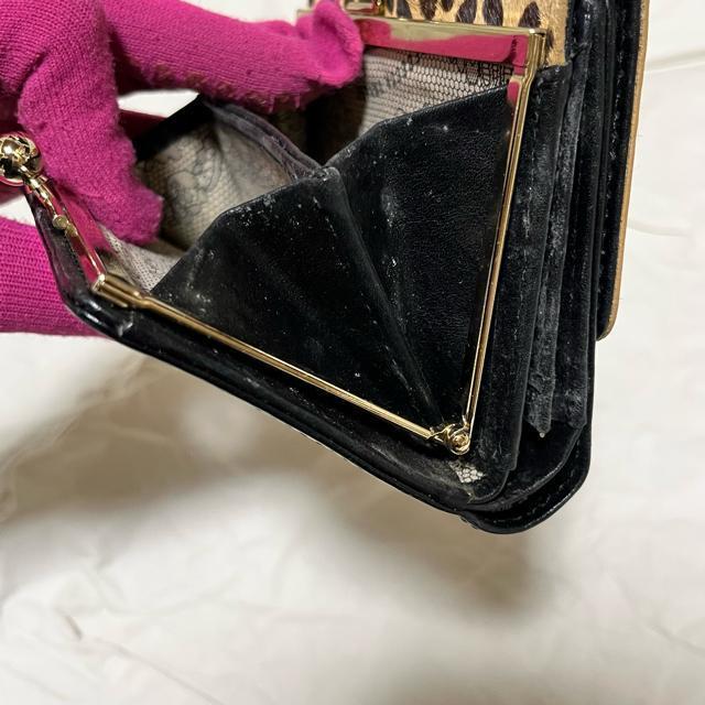 A【REBECCA TAYLOR】 レザー / がま口 / 三つ折り財布 < ブランド A【REBECCA TAYLOR】 レザー / がま口 / 三つ折り財布 < ブランドの