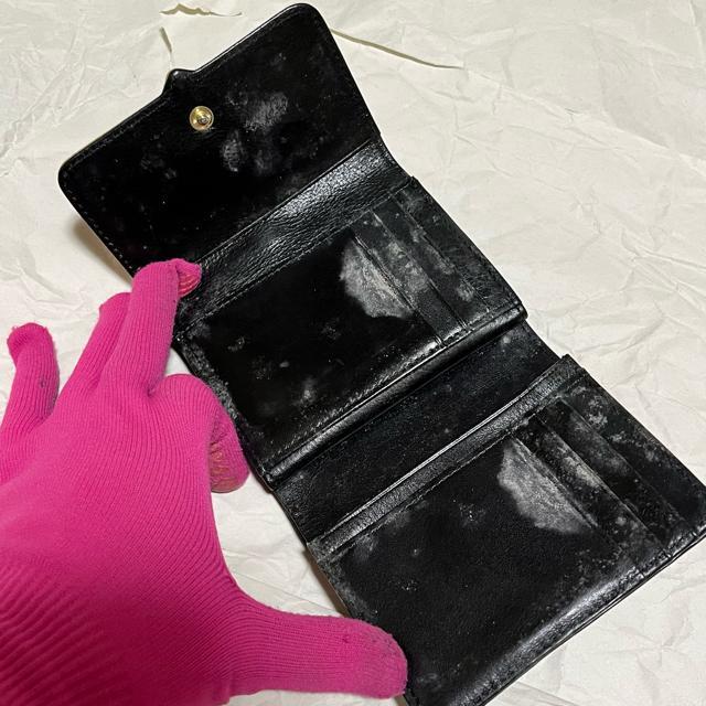 A【REBECCA TAYLOR】 レザー / がま口 / 三つ折り財布 < ブランド A【REBECCA TAYLOR】 レザー / がま口 / 三つ折り財布 < ブランドの