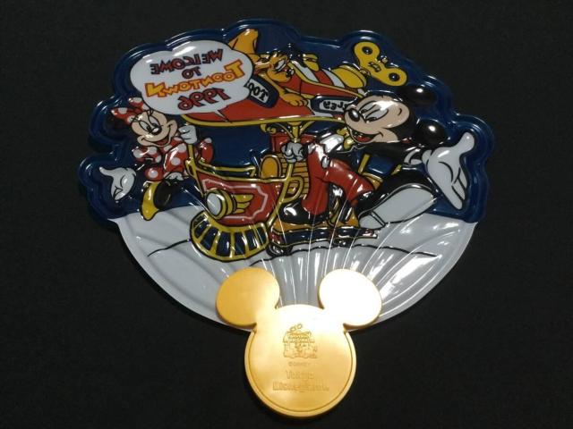 ミッキー&ミニー&プルート WELCOM TO TOONTOWN 1996 うちわ トゥーンタウン 東京ディズニーランド限定 < アニメ/コミック/キャラクター ミッキー&ミニー&プルート WELCOM TO TOONTOWN 1996 うちわ トゥーンタウン 東京ディズニーランド限定 < アニメ/コミック/キャラクターの