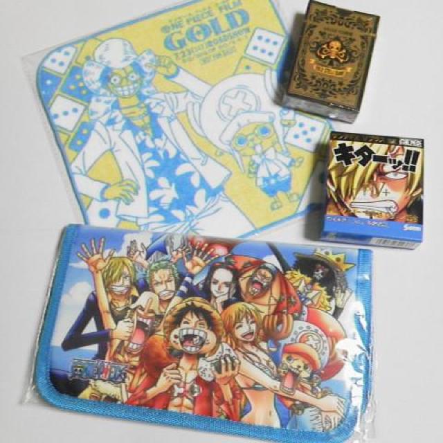 レア★ワンピース マルチケース(麦わらの一味ver.)&オールスターゴールドトランプ&プチタオル < アニメ/コミック/キャラクター  レア★ワンピース マルチケース(麦わらの一味ver.)&オールスターゴールドトランプ&プチタオル  < アニメ/コミック/キャラクターの