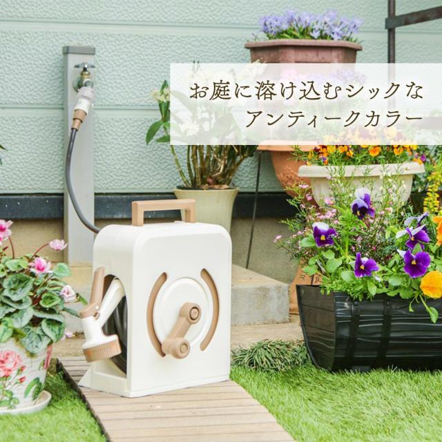 ホースリール 散水ホース フルカバー ハンディ 10m < ペット/手芸/園芸  ホースリール 散水ホース フルカバー ハンディ 10m < ペット/手芸/園芸の