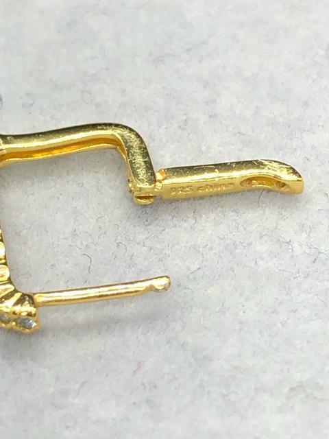 即決 china 925 ピアス 片耳のみ ゴールドカラー < 女性アクセサリー/時計  即決 china 925 ピアス 片耳のみ ゴールドカラー < 女性アクセサリー/時計の