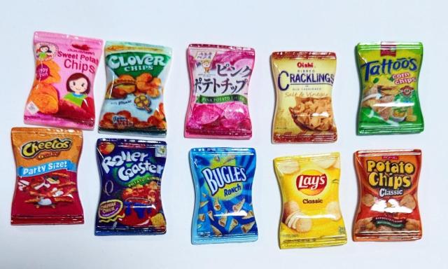 ミニチュア★お菓子★ローラーコースター★ポテトチップス★デザイン違いたくさんあります★リカちゃんやシルバニアに★ドールハウス★ < おもちゃ  ミニチュア★お菓子★ローラーコースター★ポテトチップス★デザイン違いたくさんあります★リカちゃんやシルバニアに★ドールハウス★ < おもちゃの