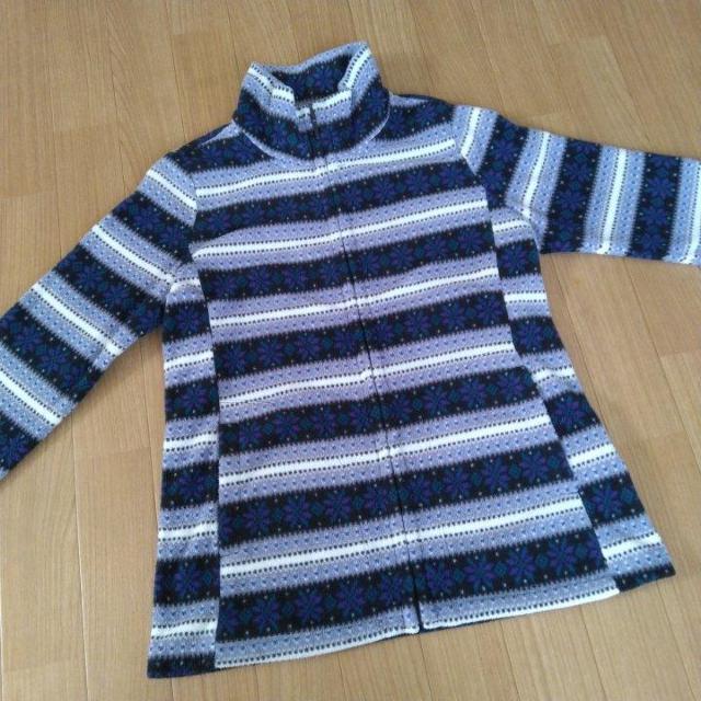 中古 プリントフリースフルジップジャケットM青ユニクロUNIQLO < ブランド  中古 プリントフリースフルジップジャケットM青ユニクロUNIQLO  < ブランドの