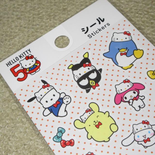 未開封☆ハローキティ50周年*サンリオキャラクターズシール < おもちゃ  未開封☆ハローキティ50周年*サンリオキャラクターズシール < おもちゃの
