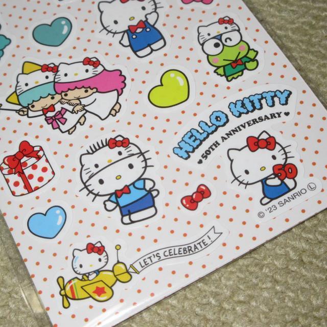 未開封☆ハローキティ50周年*サンリオキャラクターズシール < おもちゃ  未開封☆ハローキティ50周年*サンリオキャラクターズシール < おもちゃの