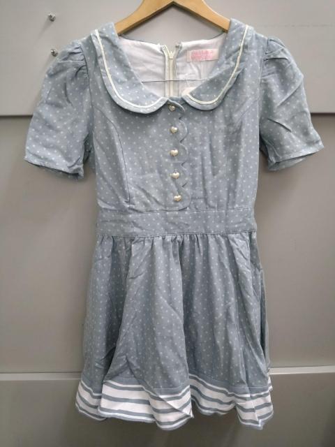 TRALALA☆ダンガリードット柄半袖ワンピ < ブランド  TRALALA☆ダンガリードット柄半袖ワンピ  < ブランドの