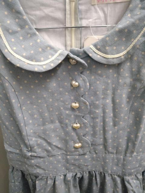 TRALALA☆ダンガリードット柄半袖ワンピ < ブランド  TRALALA☆ダンガリードット柄半袖ワンピ < ブランドの