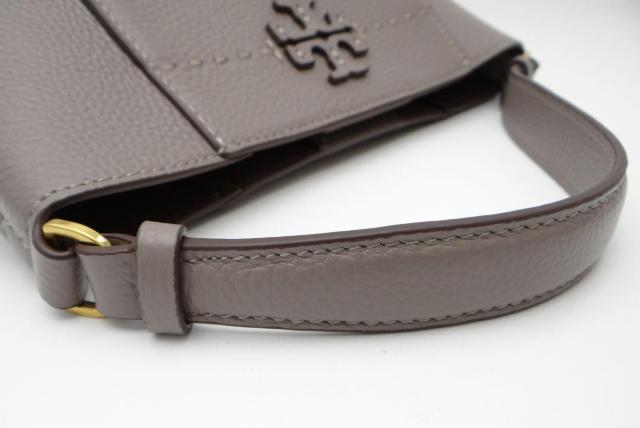 TORY BURCH トリーバーチ マックグロー スモール バケットバッグ 2WAYハンドバッグ グレー<USED> < ブランド TORY BURCH トリーバーチ マックグロー スモール バケットバッグ 2WAYハンドバッグ グレー<USED> < ブランドの