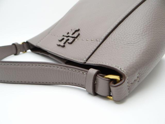 TORY BURCH トリーバーチ マックグロー スモール バケットバッグ 2WAYハンドバッグ グレー<USED> < ブランド TORY BURCH トリーバーチ マックグロー スモール バケットバッグ 2WAYハンドバッグ グレー<USED> < ブランドの