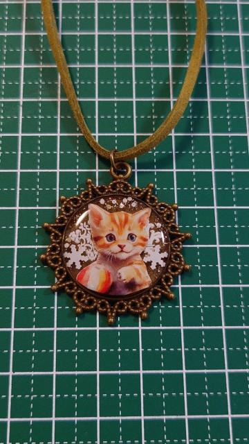 ねこちゃんかわいいレジンネックレス  ハンドメイドネックレス   ねこ  猫  ネコ  ねこアクセサリー  ねこペンダント < 女性ファッション  ねこちゃんかわいいレジンネックレス  ハンドメイドネックレス   ねこ  猫  ネコ  ねこアクセサリー  ねこペンダント < 女性ファッションの