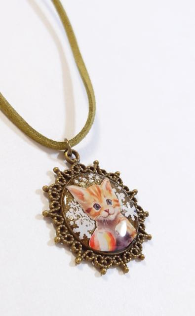 ねこちゃんかわいいレジンネックレス  ハンドメイドネックレス   ねこ  猫  ネコ  ねこアクセサリー  ねこペンダント < 女性ファッション  ねこちゃんかわいいレジンネックレス  ハンドメイドネックレス   ねこ  猫  ネコ  ねこアクセサリー  ねこペンダント < 女性ファッションの