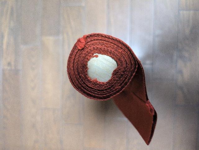 反物、名古屋帯、正絹、れんが色無地 < 女性ファッション  反物、名古屋帯、正絹、れんが色無地 < 女性ファッションの