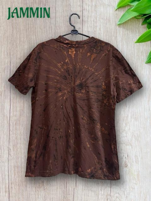 タイダイTシャツ 茶色 アジアン エスニック ヒッピー アフリカン ブラウン < 男性ファッション タイダイTシャツ 茶色 アジアン エスニック ヒッピー アフリカン ブラウン < 男性ファッションの