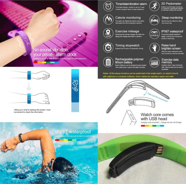 スマートブレスレット(グリーン) < 男性アクセサリー/時計 スマートブレスレット(グリーン) < 男性アクセサリー/時計の