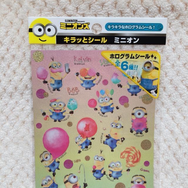 新品 ミニオン ホログラム シール ステッカー デコ コラージュ シール帳 No.04 N2m < インテリア/ライフ 新品 ミニオン ホログラム シール ステッカー デコ コラージュ シール帳 No.04 N2m < インテリア/ライフの