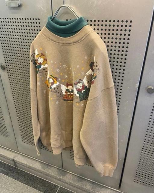 古着 ヴィンテージ vintage sweat スウェット トレーナー ビックサイズ ファンシー ハイネック 個性派 < 女性ファッション 古着 ヴィンテージ vintage sweat スウェット トレーナー ビックサイズ ファンシー ハイネック 個性派 < 女性ファッションの
