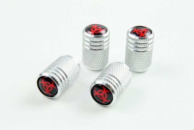 取付例あり バイオハザードマークエアバルブキャップ < 自動車/バイク 取付例あり バイオハザードマークエアバルブキャップ < 自動車/バイク