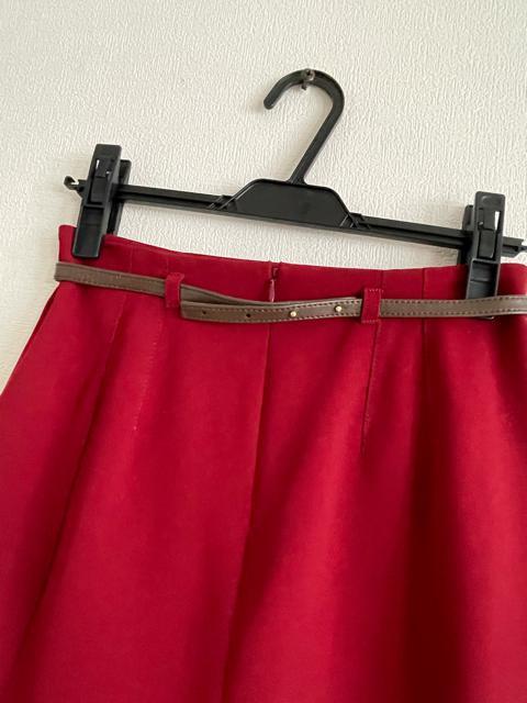 Y239 新品 アプワイザーリッシェ スカート ひざ丈 ボルドー サイズ2 < ブランド Y239 新品 アプワイザーリッシェ スカート ひざ丈 ボルドー サイズ2 < ブランドの