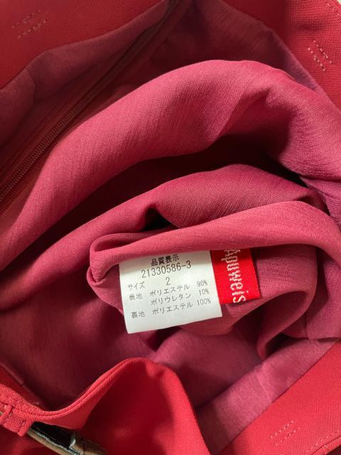 Y239 新品 アプワイザーリッシェ スカート ひざ丈 ボルドー サイズ2 < ブランド Y239 新品 アプワイザーリッシェ スカート ひざ丈 ボルドー サイズ2 < ブランドの