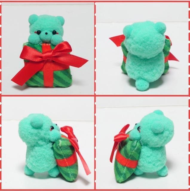 ハンドメイド♪ポンポンマスコット『くまちゃんからのプレゼント』パステルグリーン < ペット/手芸/園芸  ハンドメイド♪ポンポンマスコット『くまちゃんからのプレゼント』パステルグリーン < ペット/手芸/園芸の