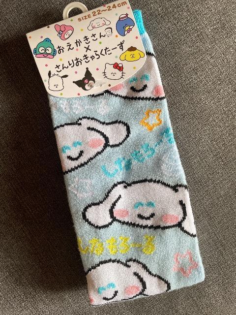 ♯新品♯おえかきさん × さんりおきゃらくたーず しなもろーる    靴下 ソックス 22→24  サンリオ  シナモロール < 女性ファッション  ♯新品♯おえかきさん × さんりおきゃらくたーず しなもろーる    靴下 ソックス 22→24  サンリオ  シナモロール  < 女性ファッションの