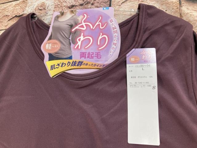 送料無料!軽くて肌触り抜群!着た瞬間から暖かい!ふんわり裏起毛ビビットカラー長袖インナー(画像から)1枚 < 女性ファッション  送料無料!軽くて肌触り抜群!着た瞬間から暖かい!ふんわり裏起毛ビビットカラー長袖インナー(画像から)1枚 < 女性ファッションの