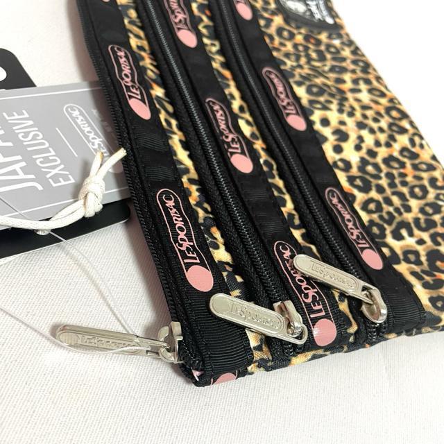 ★新品未使用★LeSportsac レスポートサック X-girl ヒョウ柄 3つ収納 ポーチ 7158 送料無料 < 女性ファッション  ★新品未使用★LeSportsac レスポートサック X-girl ヒョウ柄 3つ収納 ポーチ 7158 送料無料 < 女性ファッションの