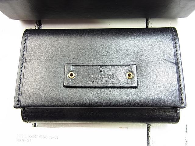 ★正規品 美品 GUCCI グッチ レザー6連キーケース 型番90694-1323 < ブランド ★正規品 美品 GUCCI グッチ レザー6連キーケース 型番90694-1323 < ブランドの