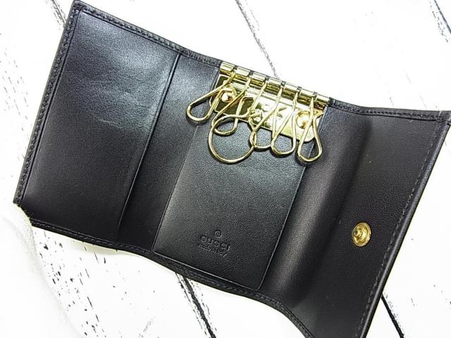 ★正規品 美品 GUCCI グッチ レザー6連キーケース 型番90694-1323 < ブランド ★正規品 美品 GUCCI グッチ レザー6連キーケース 型番90694-1323 < ブランドの