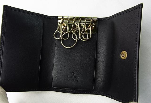 ★正規品 美品 GUCCI グッチ レザー6連キーケース 型番90694-1323 < ブランド ★正規品 美品 GUCCI グッチ レザー6連キーケース 型番90694-1323 < ブランドの