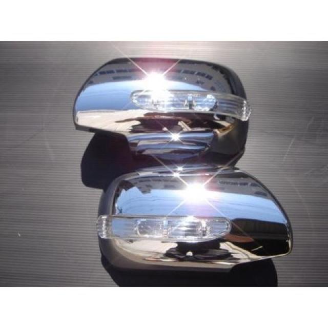 クロームメッキLEDドアミラーカバー プラド/ハイラックスサーフ/ハイエース < 自動車/バイク クロームメッキLEDドアミラーカバー プラド/ハイラックスサーフ/ハイエース < 自動車/バイク