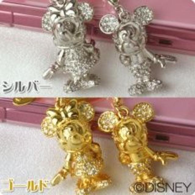 《New》愛*LOVE★ミッキーマウス&ミニーマウス*ジュエリーストーン*ペアストラップ<ゴールド> < 家電/AV  《New》愛*LOVE★ミッキーマウス&ミニーマウス*ジュエリーストーン*ペアストラップ<ゴールド> < 家電/AVの