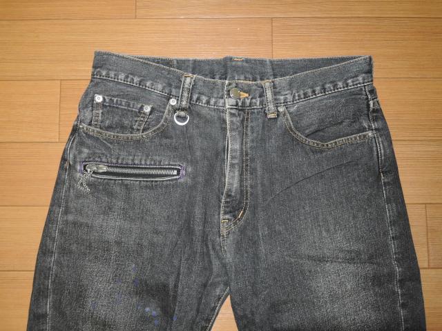 ソフネット SOPHNET. ペイント加工 ブラック デニムM黒パンツ < ブランド  ソフネット SOPHNET. ペイント加工 ブラック デニムM黒パンツ < ブランドの