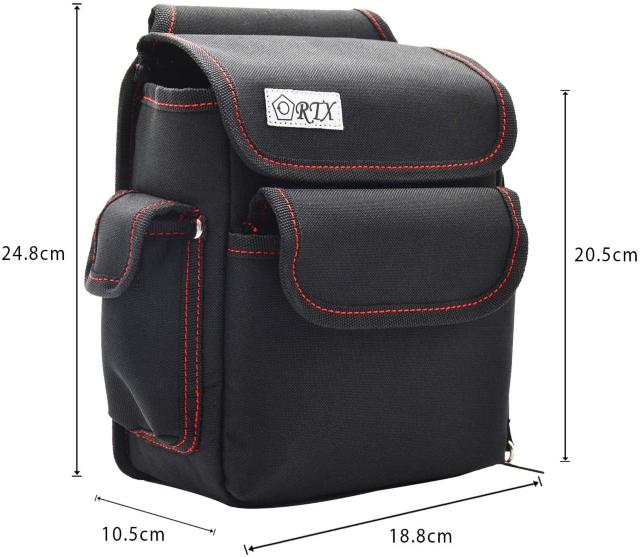 腰袋 釘袋 電工腰袋 フタ付き 工具差し入れ ホルダー付 二段 < ペット/手芸/園芸 腰袋 釘袋 電工腰袋 フタ付き 工具差し入れ ホルダー付 二段 < ペット/手芸/園芸の