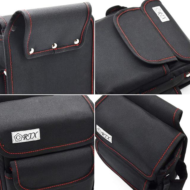 腰袋 釘袋 電工腰袋 フタ付き 工具差し入れ ホルダー付 二段 < ペット/手芸/園芸 腰袋 釘袋 電工腰袋 フタ付き 工具差し入れ ホルダー付 二段 < ペット/手芸/園芸の