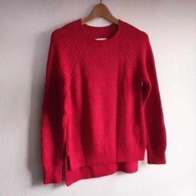 ◆Abercrombie & Fitch/アバクロ◆定番ざっくりニット★レッドM*ハワイ購入 < ブランド  ◆Abercrombie & Fitch/アバクロ◆定番ざっくりニット★レッドM*ハワイ購入  < ブランドの