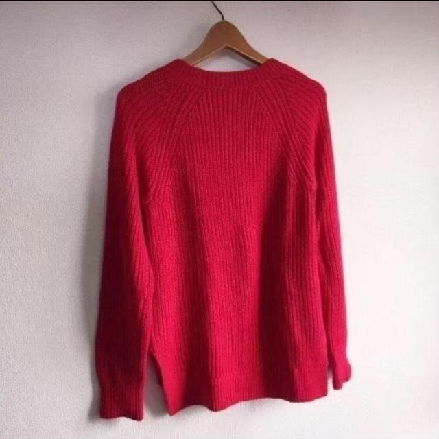 ◆Abercrombie & Fitch/アバクロ◆定番ざっくりニット★レッドM*ハワイ購入 < ブランド  ◆Abercrombie & Fitch/アバクロ◆定番ざっくりニット★レッドM*ハワイ購入 < ブランドの