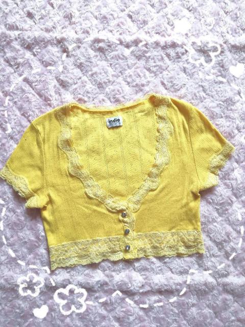 インディオ*レース付きカーディガン < ブランド  インディオ*レース付きカーディガン  < ブランドの