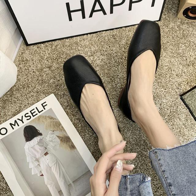 送料無料 新品 パンプス 1.5cm ローヒール ベーシック Vカット フラット 楽ちん < 女性ファッション  送料無料 新品 パンプス 1.5cm ローヒール ベーシック Vカット フラット 楽ちん < 女性ファッションの