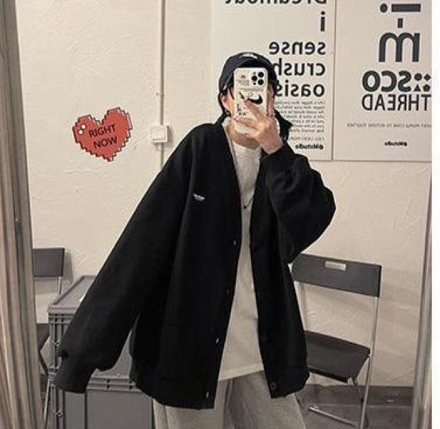 トレーナー カーディガン   前開き ブラック 大きいサイズ < 女性ファッション  トレーナー カーディガン   前開き ブラック 大きいサイズ < 女性ファッションの