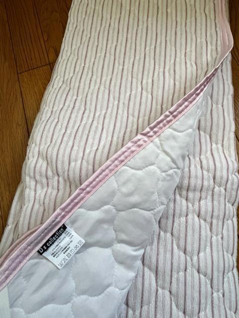 爽やかな肌触り!パイル素材!シングルサイズ!敷パッド!100×205センチ!新品!(ピンク) < インテリア/ライフ  爽やかな肌触り!パイル素材!シングルサイズ!敷パッド!100×205センチ!新品!(ピンク) < インテリア/ライフの