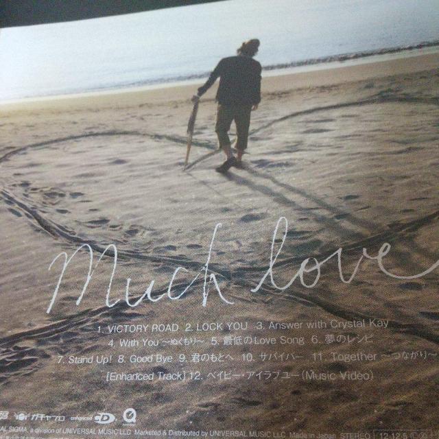 TEE『much love』Crystal Kay ベイビー・アイラブユー 邦楽 < CD/DVD/ビデオ TEE『much love』Crystal Kay ベイビー・アイラブユー 邦楽 < CD/DVD/ビデオの