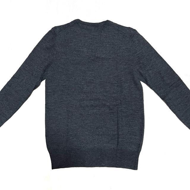 【美品】メリノウールV首ニット/UNIQLO/レディースM/グレー < ブランド  【美品】メリノウールV首ニット/UNIQLO/レディースM/グレー < ブランドの