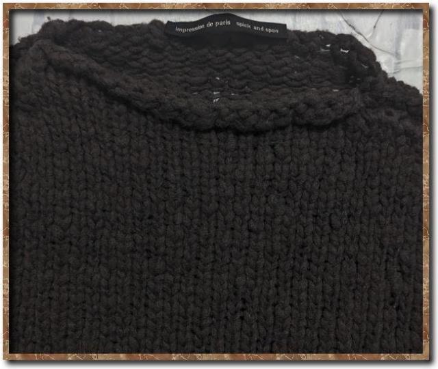 スピック&スパン ポケット付きウールニット 茶 < ブランド スピック&スパン ポケット付きウールニット 茶 < ブランドの